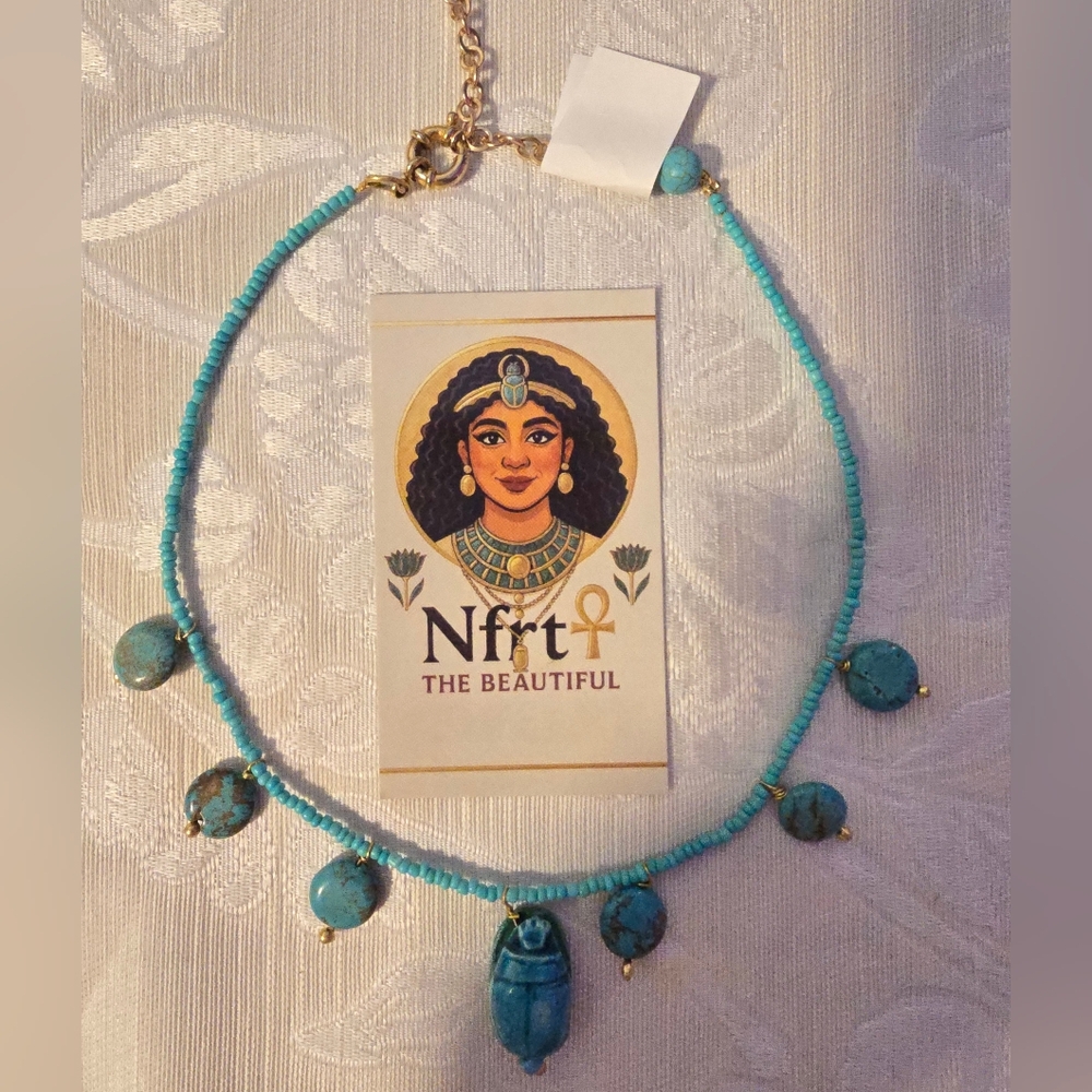 Turquoise Beaded Necklace